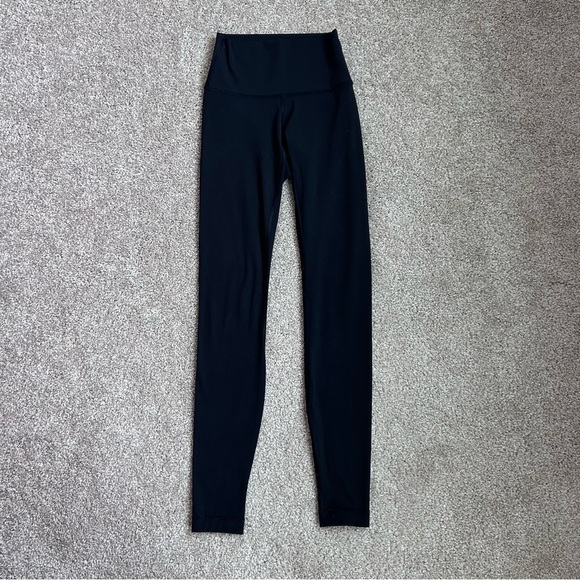 lululemon athletica Pants - Lululemon Align Pant II 25" Black Nulu High Rise Leggings Size 2